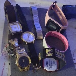 Mixed Lot of Assorted Wrist Watches - Gold, Silver, Pink, Black